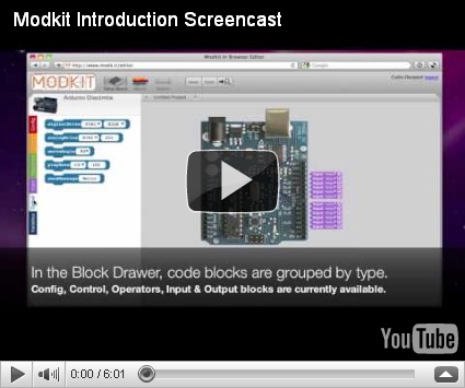 Cooper Maa: Modkit, 一個 Arduino 的圖形化編程環境